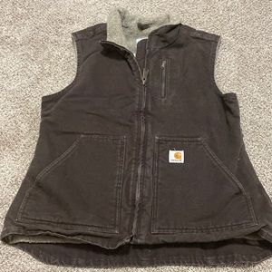 Woman’s Brown Carhartt vest , size medium
